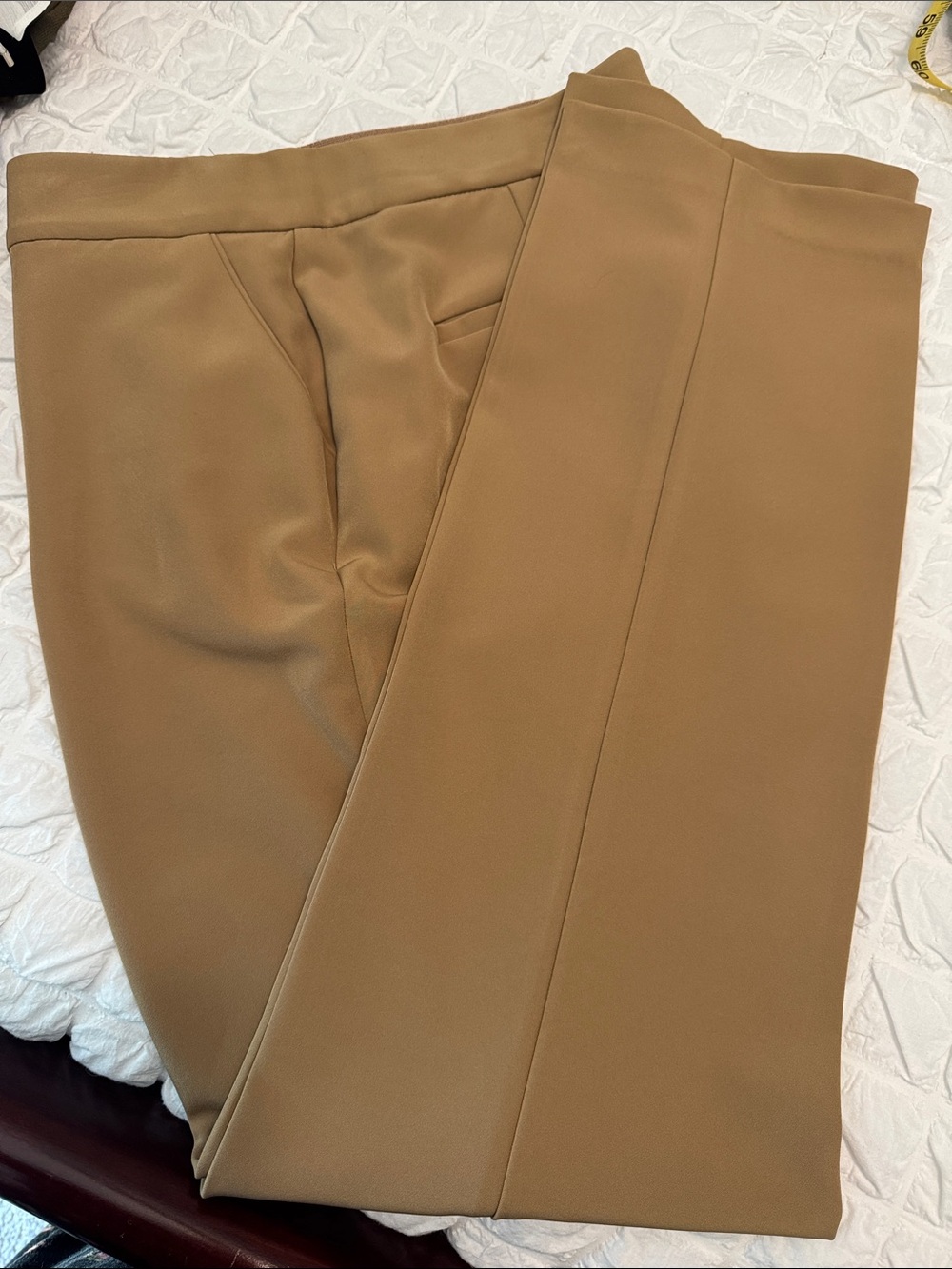 Investments Camel/Tan Wide-Leg Trousers